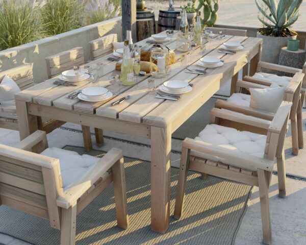 Outdoor Dining Table (Type: Teak)