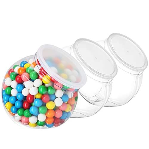 Plastic Candy Jars with Lids