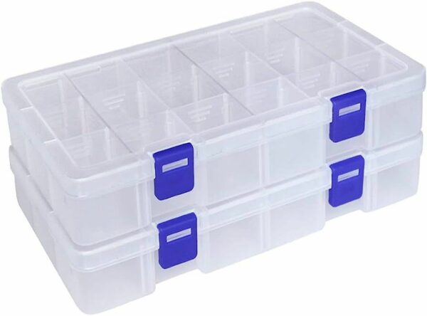 Plastic Storage Boxes with Removable Dividers